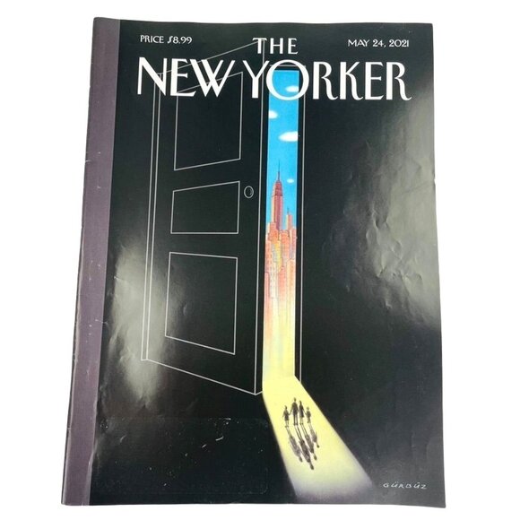The New Yorker Magazine May 24 2021 Cover Venturing Out Gürbüz Dogan Eksiogl u - Picture 1 of 3